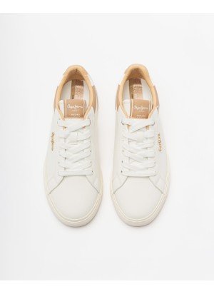 Ténis Kenton Court W Pepe Jeans PLS31588 142 Dourado Castanho
