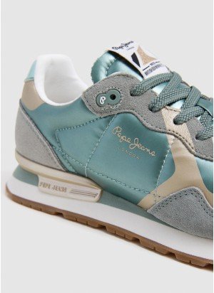 Ténis Brit Printy W Pepe Jeans PLS40039 610 Verde