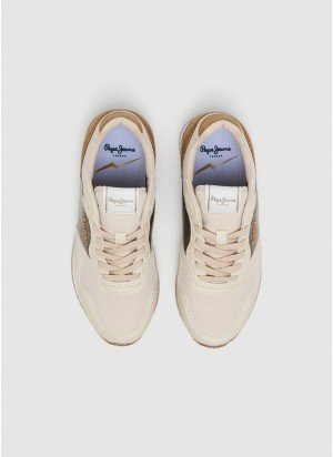 London Mix W Sneakers Pepe Jeans PLS40044 809 Daisy Beige