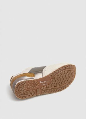 London Mix W Sneakers Pepe Jeans PLS40044 809 Daisy Beige