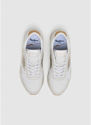 London Mix W Sneakers Pepe Jeans PLS40044 811 Whitewash White