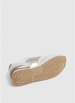 London Mix W Sneakers Pepe Jeans PLS40044 811 Whitewash White