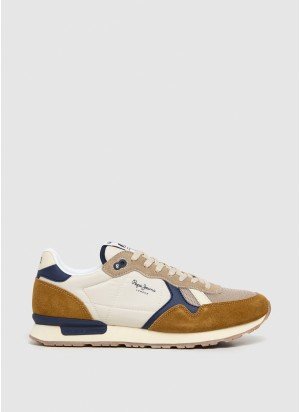 Ténis Brit Camp M Pepe Jeans PMS40030-859 Castanho