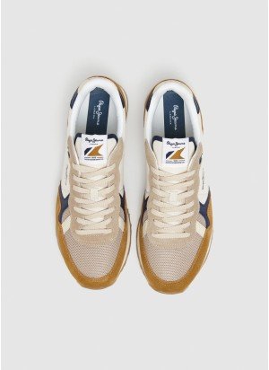 Ténis Brit Camp M Pepe Jeans PMS40030-859 Castanho