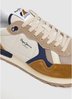 Ténis Brit Camp M Pepe Jeans PMS40030-859 Castanho