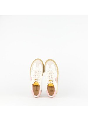 Ténis Olhamar 1.0 NTR  Sneackers Tenaz OLHAMAR1.0NTR Off White+Pink+Yellow