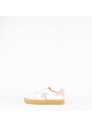 Ténis Olhamar 1.0 NTR  Sneackers Tenaz OLHAMAR1.0NTR Off White+Pink+Yellow