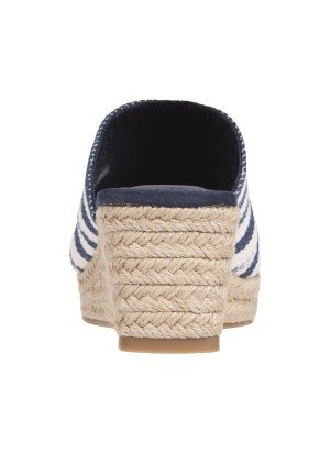 Stripe Espadrille Wedge Mules Sandals Tommy Hilfiger FW0FW086660GZ Blue