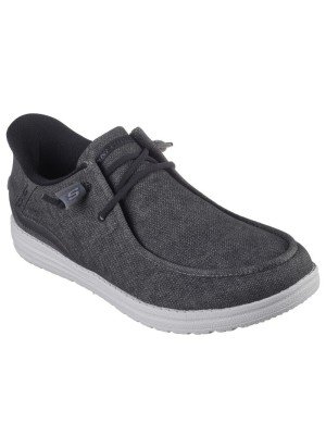 Slip-ins Relaxed Melson Coronado Shoes Skechers 210959-BKGY Black/Gray