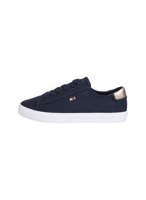 Ténis Metallic Heel Trainers Tommy Hilfiger FW0FW08647DW6 Azul