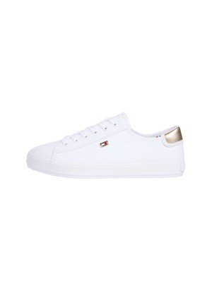 Ténis Metallic Heel Trainers Tommy Hilfiger FW0FW08647YBS Branco