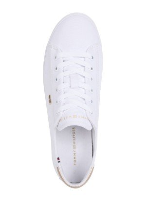 Ténis Metallic Heel Trainers Tommy Hilfiger FW0FW08647YBS Branco