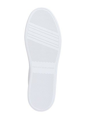 Leather Court Trainers Sneakers Tommy Hilfiger FW0FW08320YBH White