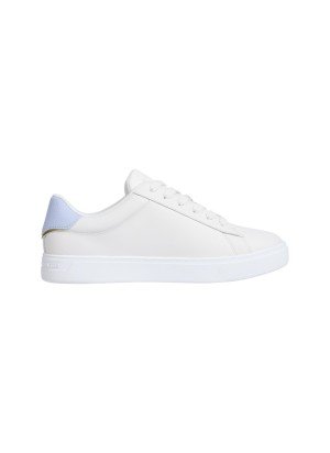 Ténis Leather Court Trainers Tommy Hilfiger FW0FW08320YBH Branco