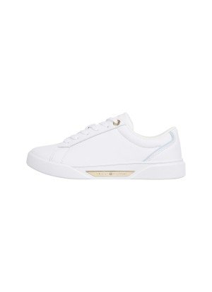 Ténis Leather Court Trainers Tommy Hilfiger FW0FW08642YBS Branco