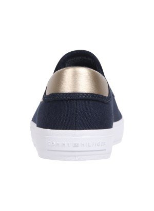 Ténis Canvas Slip-on Trainers Tommy Hilfiger FW0FW08645DW6 Azul