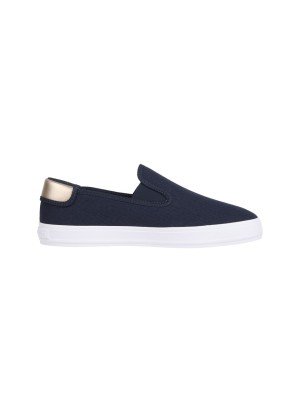Canvas Slip-on Trainers Sneakers Tommy Hilfiger FW0FFW08645DW6 Space Blue