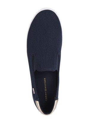 Ténis Canvas Slip-on Trainers Tommy Hilfiger FW0FW08645DW6 Azul