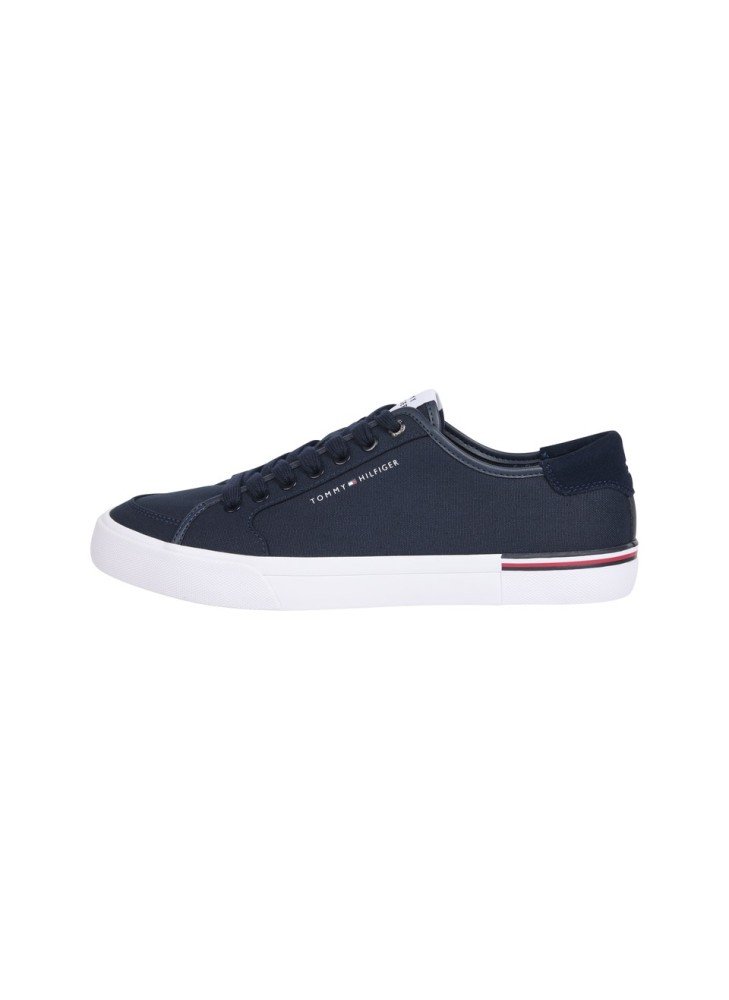 Contrast Texture Logo Patch Trainers Sneakers Tommy Hilfiger FM0FM05398DW5 Blue Contrast Texture Logo Patch Trainers Sneakers Tommy Hilfiger FM0FM05398DW5 Blue