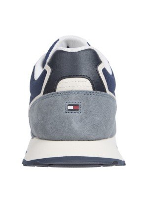 Suede Logo Trainers Sneakers Tommy Hilfiger FM0FM05465DB9 Blue