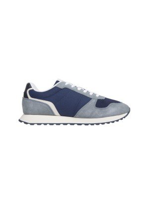 Suede Logo Trainers Sneakers Tommy Hilfiger FM0FM05465DB9 Blue