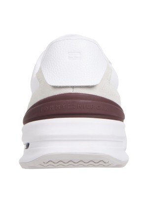 Suede Cleat Classic Runner Trainers Sneakers Tommy Hilfiger FM0FM05425YBS White