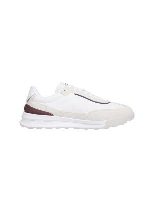 Suede Cleat Classic Runner Trainers Sneakers Tommy Hilfiger FM0FM05425YBS White