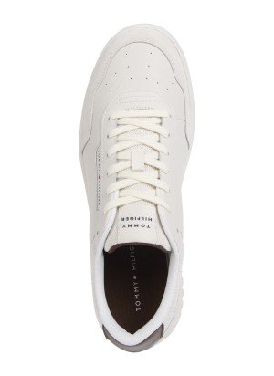 Mixed Texture Basketball Trainers Sneakers Tommy Hilfiger FM0FM05467AF3 Beige