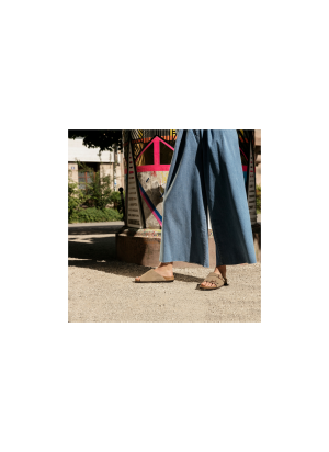 Sandália Zürich Suede Leather Birkenstock Sandal 50463 Bege
