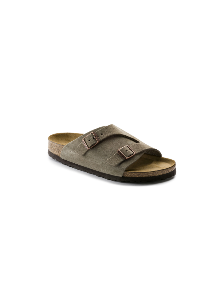 Sandália Zürich Suede Leather Birkenstock Sandal 50463 Bege Sandália Zürich Suede Leather Birkenstock Sandal 50463 Bege