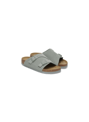 Zürich Suede Leather Sandal Birkenstock 1029215 Puro Sage
