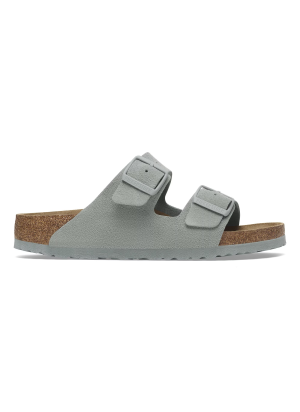 Arizona Suede Leather Sandal Birkenstock 1029215 Pure Sage