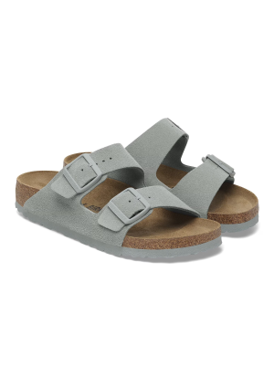 Arizona Suede Leather Sandal Birkenstock 1029215 Pure Sage
