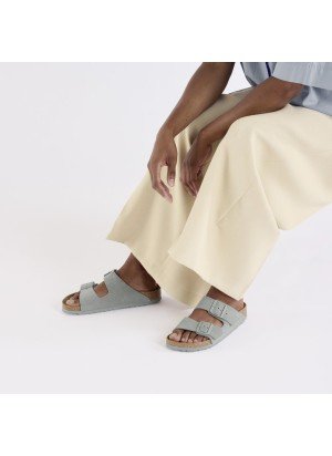 Arizona Suede Leather Sandal Birkenstock 1029215 Pure Sage