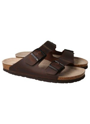 Hawaii Oiled Leather Sandal Genuins G104364 Habana