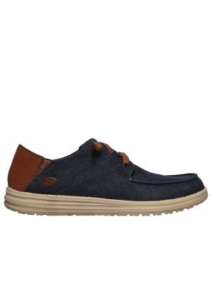 Sapato Relaxed Fit Melson Planon Skechers 210116-NVY Azul