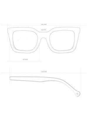 Cometa Sunglasses Parafina COM-BBG-GBR Brown/Beige