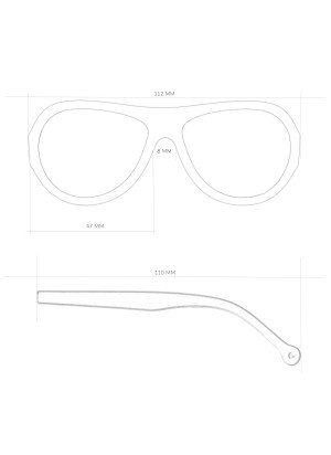 Pulpo Sunglasses Parafina PUL-AGR-RCM Green