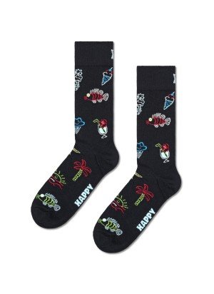 Meias Summer Lo-Fi HappySocks P000728 Preto