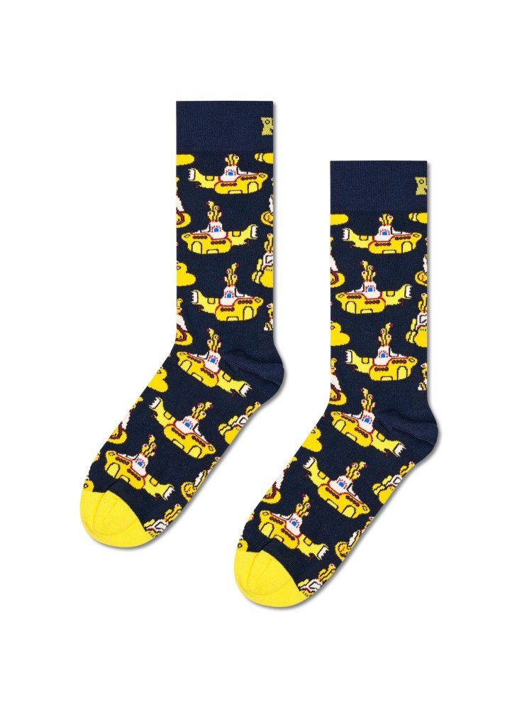 Yellow Submarine Sock HappySocks BEA01-6000 Black Yellow Submarine Sock HappySocks BEA01-6000 Black