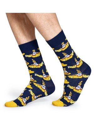 Yellow Submarine Sock HappySocks BEA01-6000 Black