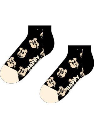 Meias Dog Low HappySocks P001932 Preto