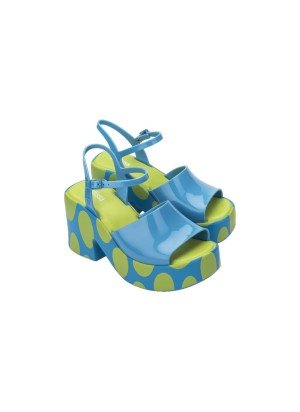 Sandálias Lina Melissa 35929.BC237 Azul/Verde
