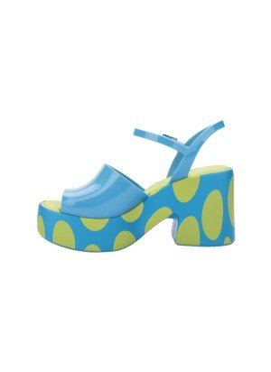 Sandálias Lina Melissa 35929.BC237 Azul/Verde