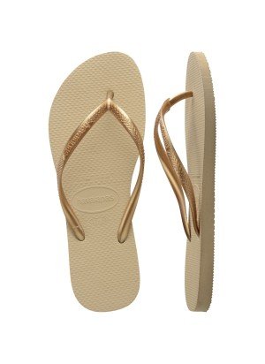 Slim Beach Flip Flops Havaianas 4000030.2719 Gold