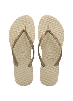 Slim Beach Flip Flops Havaianas 4000030.2719 Gold