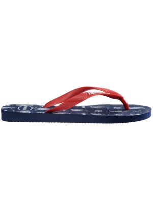 Top Nautical Beach Flip Flops Havaianas 4137126.5603 Navy/Red