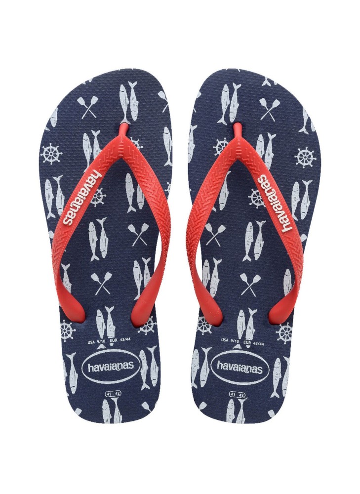 Top Nautical Beach Flip Flops Havaianas 4137126.5603 Navy/Red Top Nautical Beach Flip Flops Havaianas 4137126.5603 Navy/Red