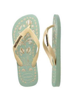 Top Tropicalia Vibes Beach Flip Flops Havaianas 4149722.9338 Green