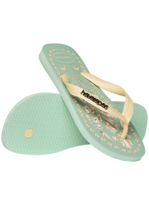 Top Tropicalia Vibes Beach Flip Flops Havaianas 4149722.9338 Green